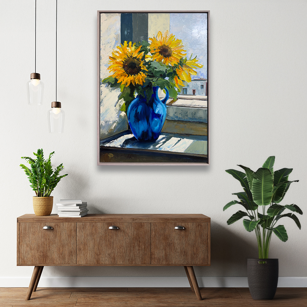 View of picture in situ